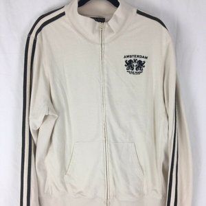 Lucky Brand Mens Zip Front Amsterdam Sweatshirt